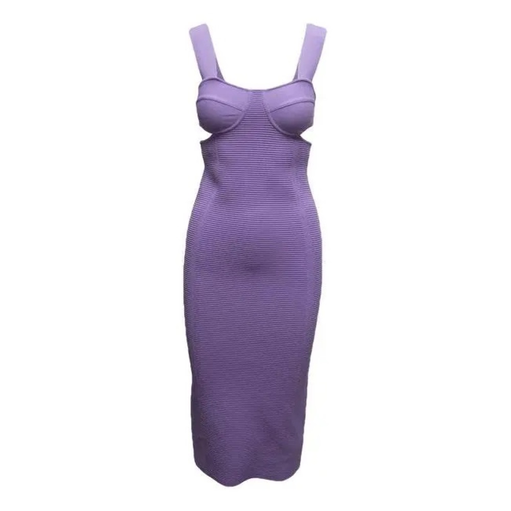 Herve Leger Lavender Bodycon Dress